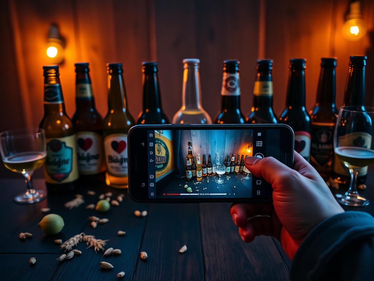 Bier-reviews — verticale videoreeks waarin Belgische bieren geproefd worden